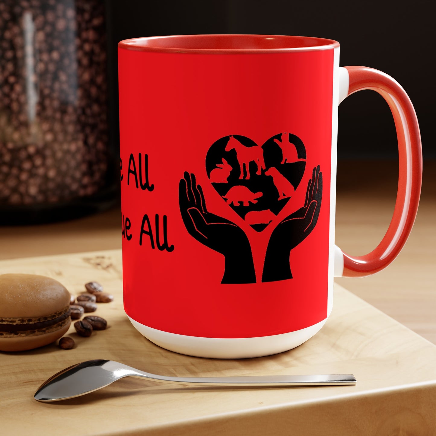Coffee Mugs, 15oz - Two Tone - Rescue all (3 colors)