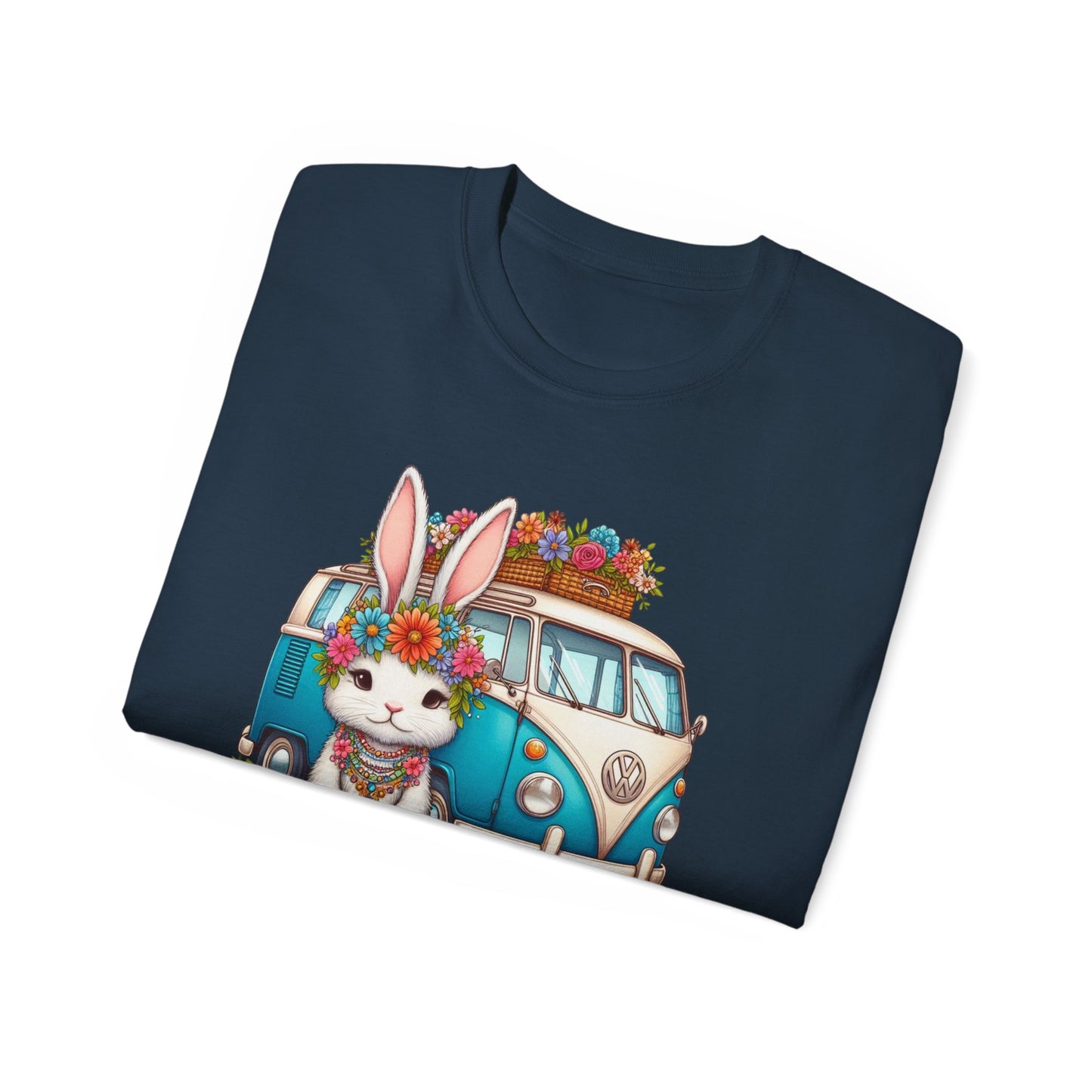 T-shirt (Fun times) - Trippy Hippy Bunny!
